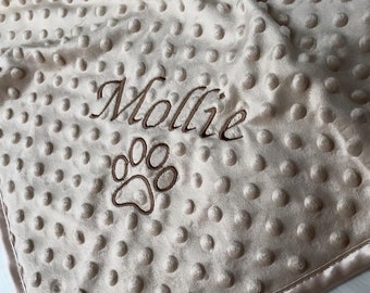 Personalised Pet Blanket, Puppy, Cat, Dog personalized Bunny Rabbit Blanket, Cute Pet Present, Gotchaday, Pet Keepsake, Custom Pet Blanky