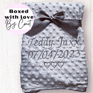Gepersonaliseerde babydeken, leuke gepersonaliseerde babydeken, cadeaus voor babyjongen, cadeaus babymeisje, neutrale baby, thuiskomen, kinderkamer