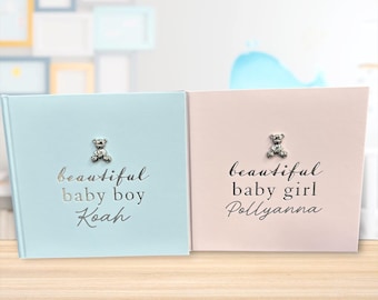 Personalized Baby Photo Album: Bambino by Juliana, Blue or Pink