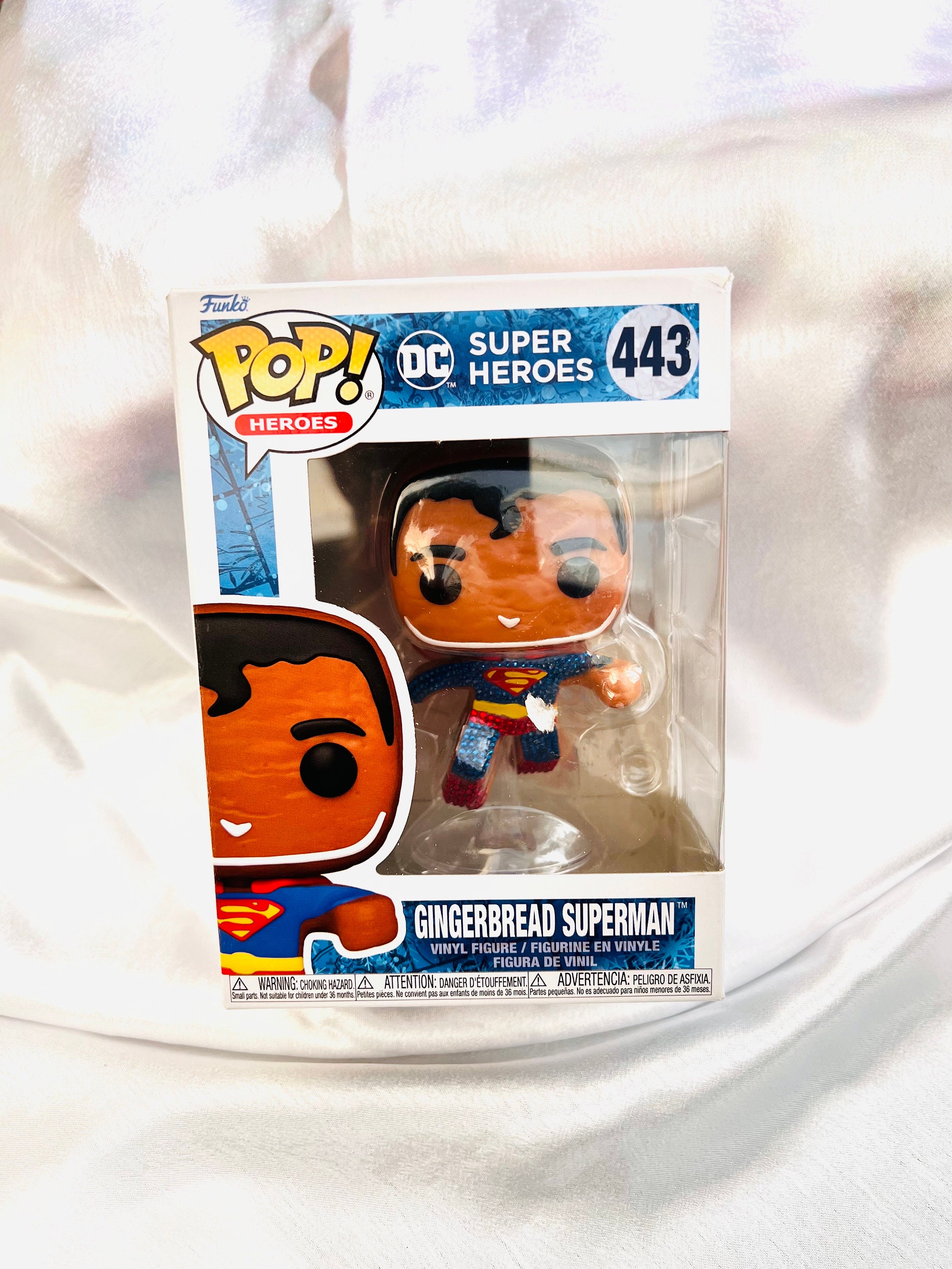 Superman Funko Pop! Gingerbread #443 Crystals Bling Toy Art