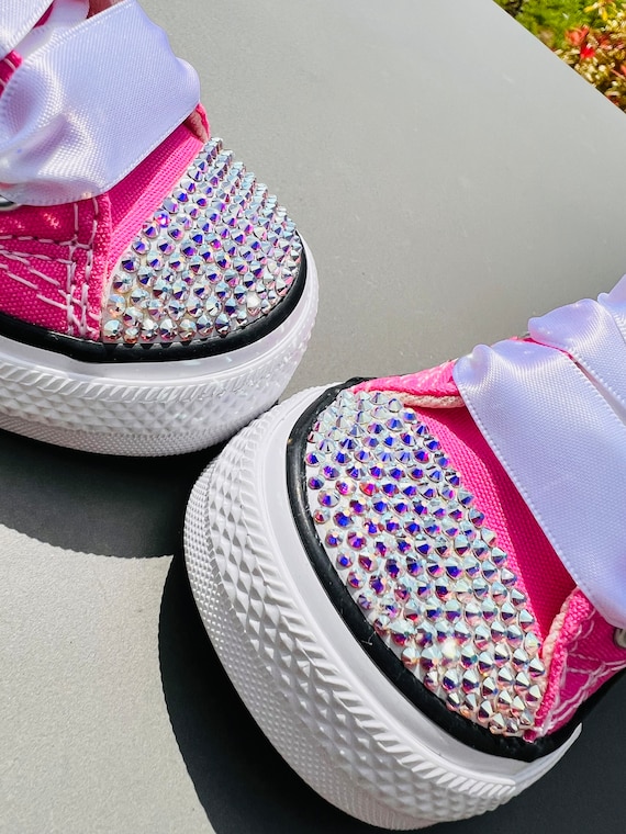 小物 star design pink color stole Genuine CONVERSE CHUCK 70 VINTAGE Pink With Studs & Chains