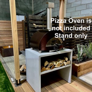 MicroCement, Concrete, Pizza Oven Table, BBQ Area, Pizza Oven Stand, Work station, Cement, Bartop, Handmade to Any Size image 7