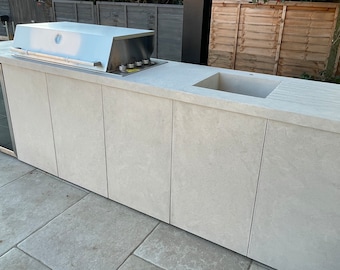 Outdoor Kitchens Bbq Concrete Countertops Microcement Outside