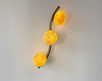 Marble LED Wall Sconce: Modern Minimalist Lighting Fixture