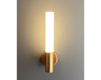 Apliques de pared LED de diseño minimalista, iluminación LED de pared para lámpara de baño y dormitorio, luminaria LED, lámpara de pared moderna, par de apliques