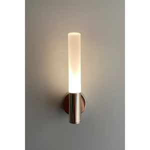Minimalistische Design-LED-Wandleuchten, Wand-LED-Beleuchtung für Bad und Schlafzimmerlampe, LED-Leuchte, moderne Wandleuchte, Wandlampenpaar Silver
