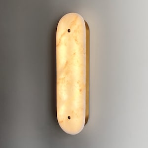 Marmeren wandkandelaar, led-wandverlichtingsarmatuur, wandkandelaar, moderne wandverlichting, led-wandkandelaar, minimalistische wandkandelaar