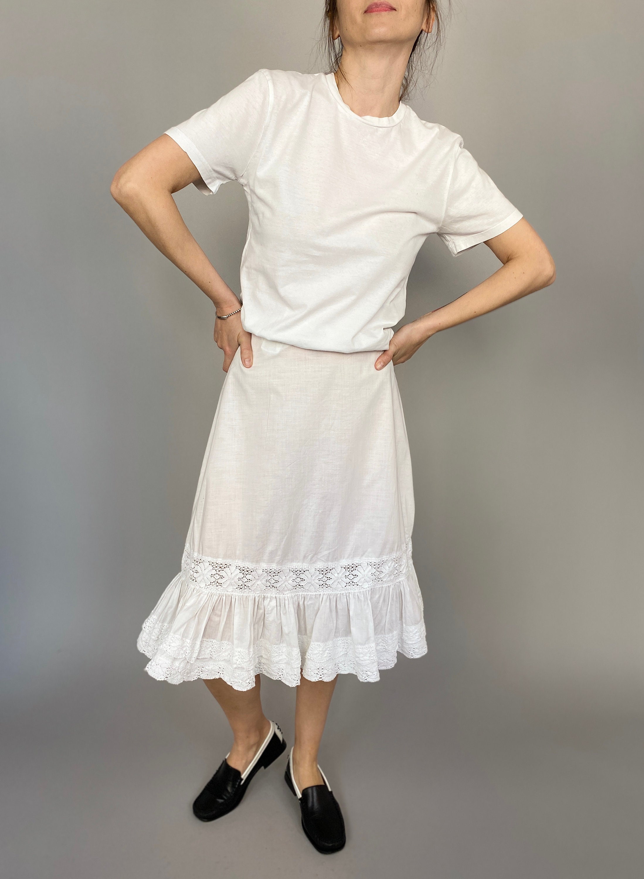 Jupe Blanche Missguided Taille 10 - Mini Jupe Bodycon Coton - Occasion