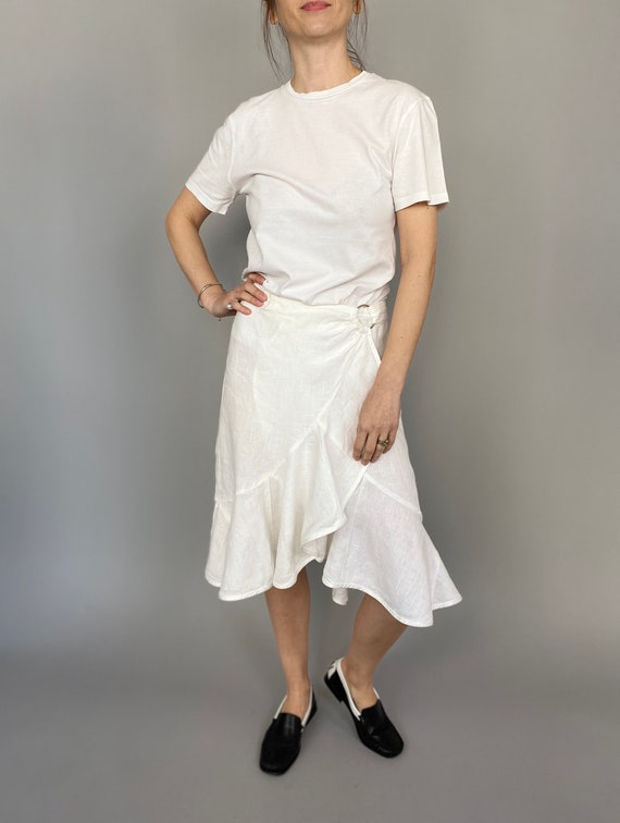 Classic Sheer Hem Midi White Satin Dress Classic Sheer Hem Midi White Satin Dress