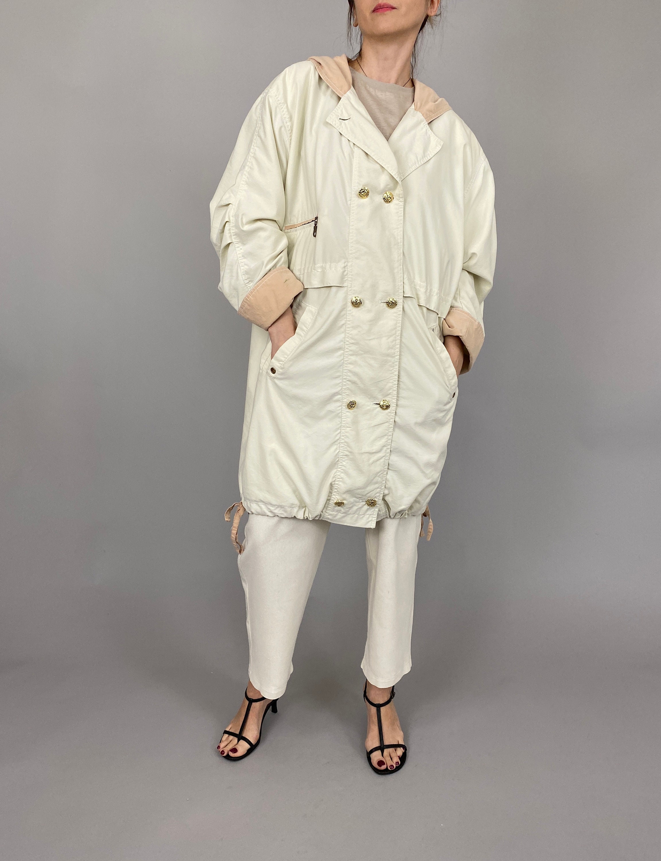 ジャケット OFF WHITE Women Jackets OWEF12IS25FAB0026100 Beige Vintage off White Jacket for Women Size S | Vintage Cream