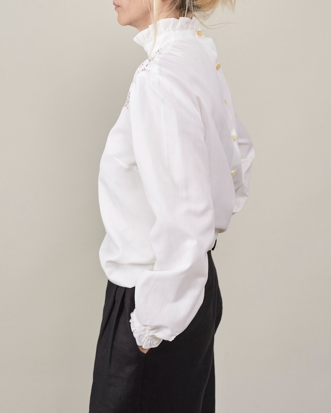 Collared Classic Tunic Blouse main image 1