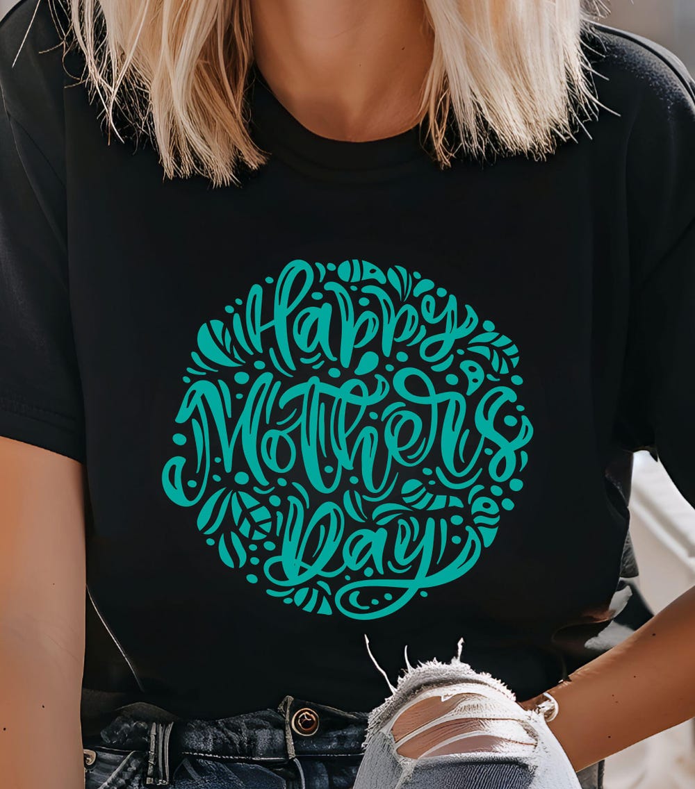 Snorider Design Mom Gift,Mother'S Day Shirt,Mom Shirt ,Best Mom Ever Shirt,Mother'S Day Shirt,Mother'S Day Gift,Happy Mother'S Day Shirt,Turquoise Mom Shirt
