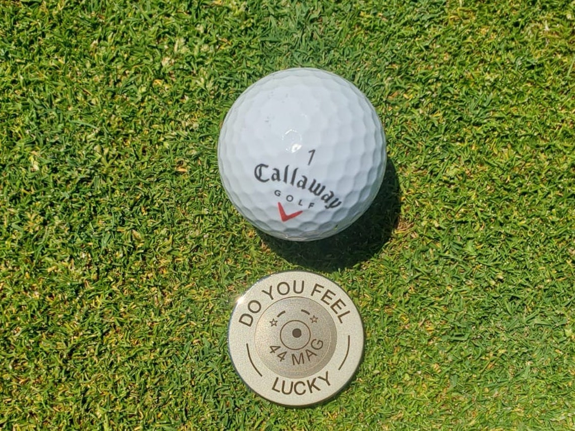 Cool Golf Ball Marker do You Feel Lucky Etsy
