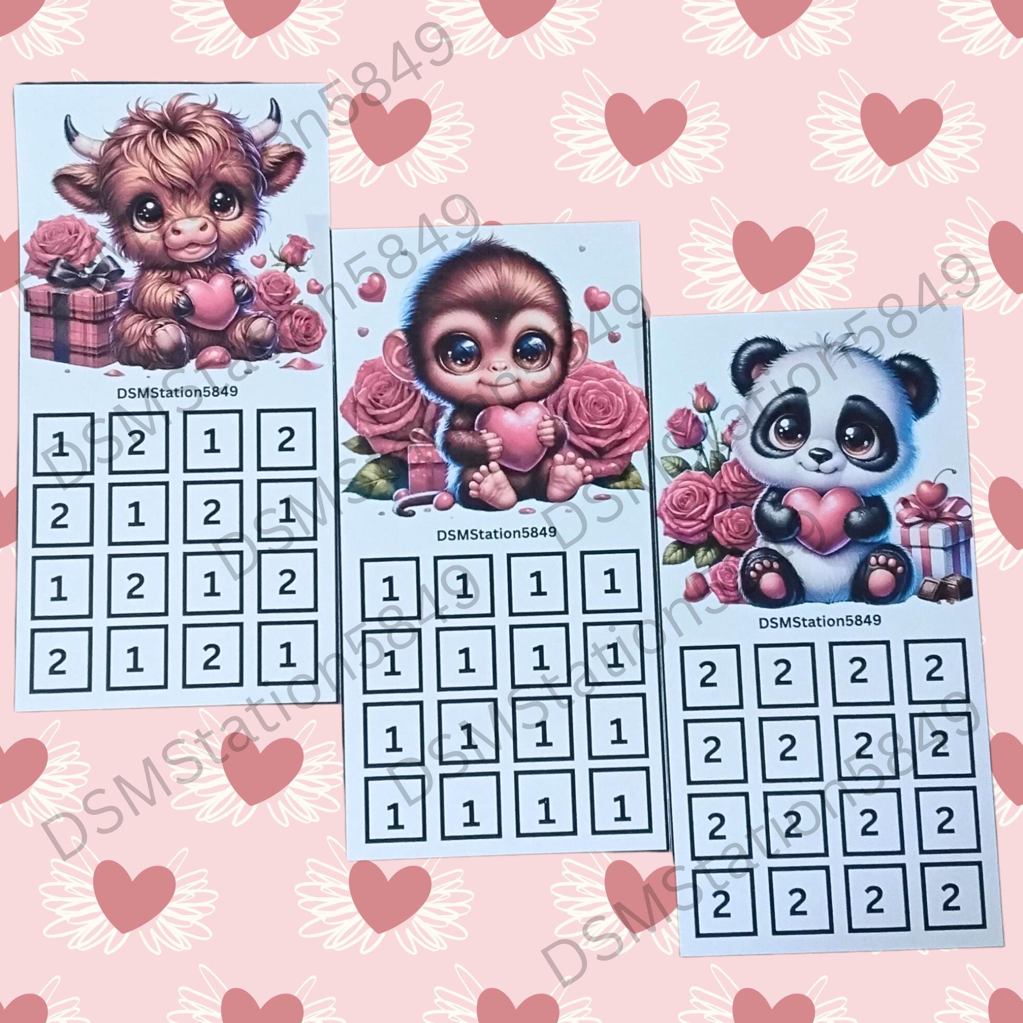 Valentine Mini Challenge, Set of 6, Digital Download - Etsy