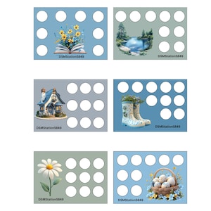 Cozy Spring Micro Mini Savings Challenges / Digital Download / Bundle / Roll & Save