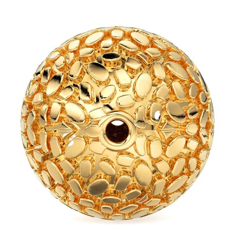 Pyramid Spike 18k Solid Gold Spacer Beads / 14k Jewelry Making Etsy