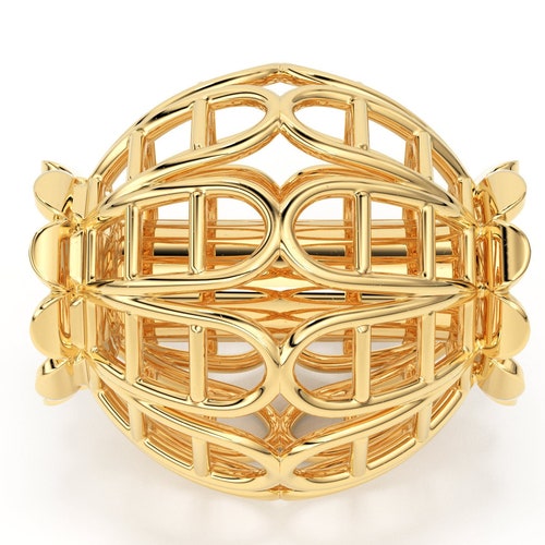 Pyramid Spike 18k Solid Gold Spacer Beads / 14k Jewelry Making Etsy