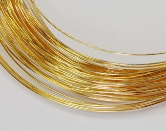 Solid 14k Yellow Gold Soft Wire 16, 18, 20, 22, 24, 26, 28 Gauge