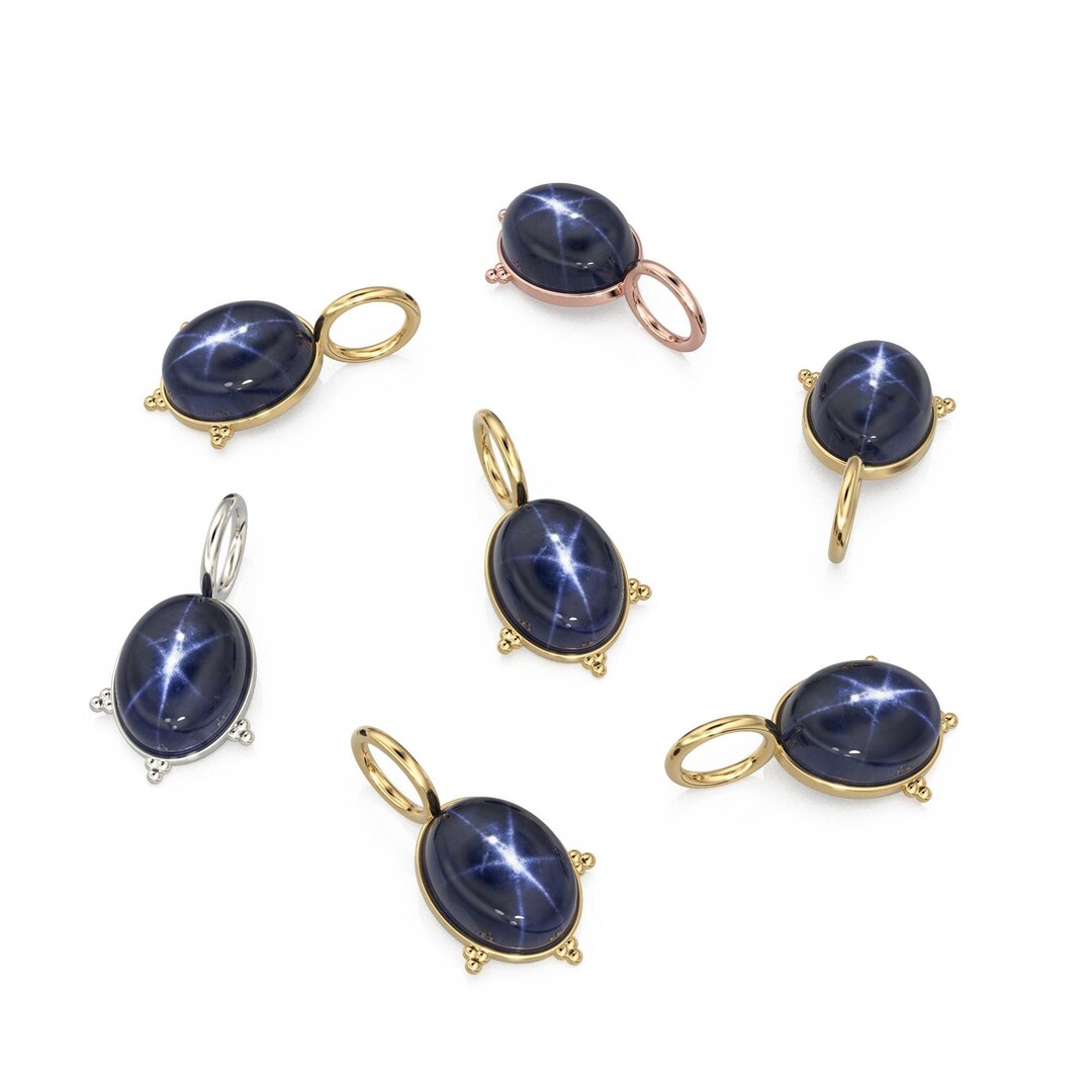 Blue star 9mm Charm