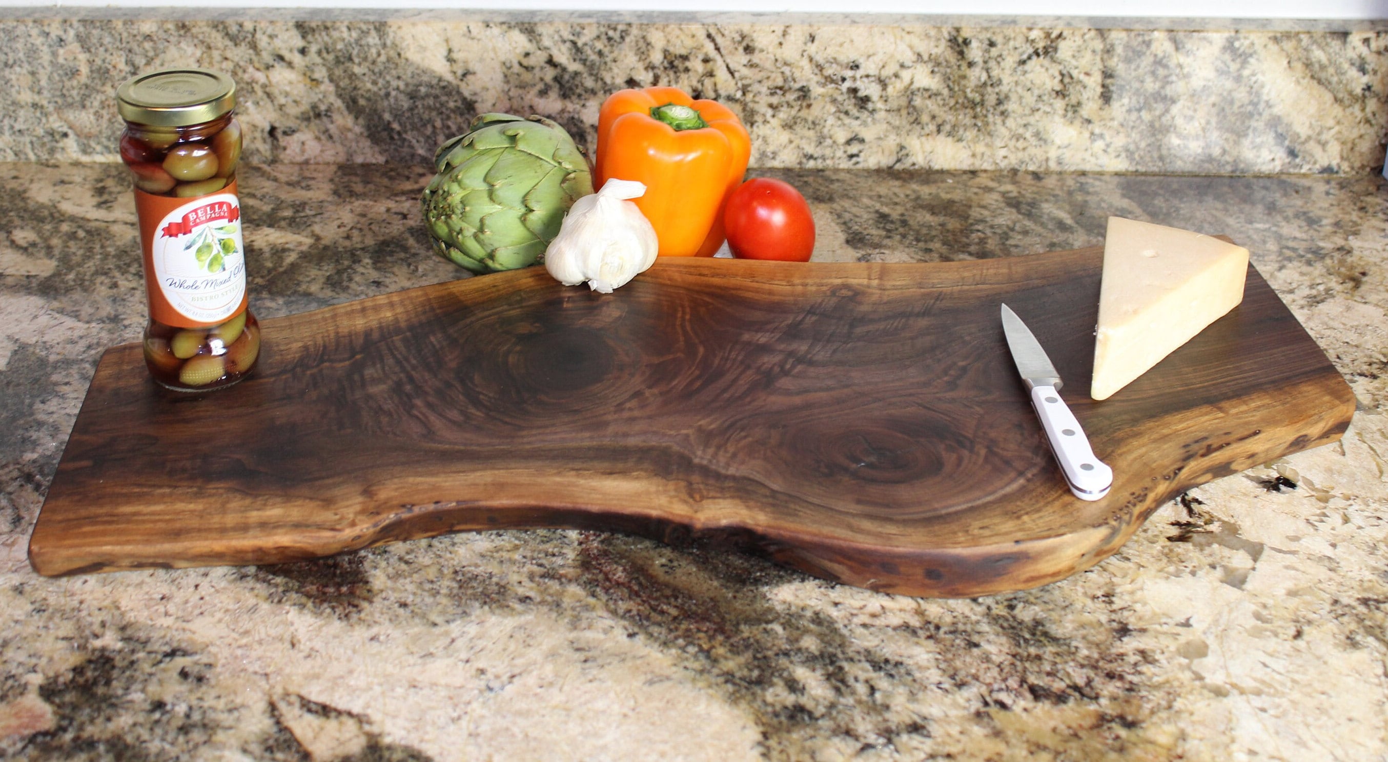 Live Edge Black Walnut Cheese/Charcuterie Board Large | Etsy