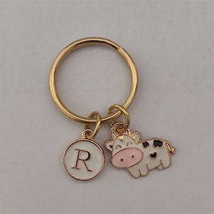 Schöne Kuh Keychain Geschenk für Kuh-Liebhaber