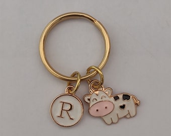 Lovely Cow Keychain Gift For Cow Lover