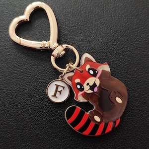 Personalized Red Panda Bag Tag Gift For Girl