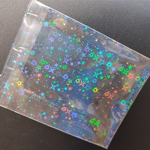 Laser Cellophane Bag For Party Star Pattern 50PCS