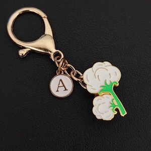 Cotton Plant Bag Charm Dual-Purpose Pin