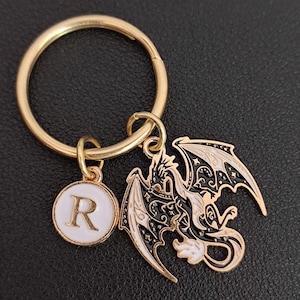 Personalisierte Dark Dragon Keychain Geschenk für Jungen-Mädchen