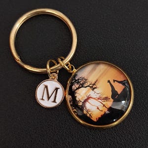 Giraffe Keychain Cabochon Geschenk für Mädchen