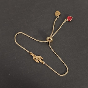 Pulseira de cacto personalizada para meninas