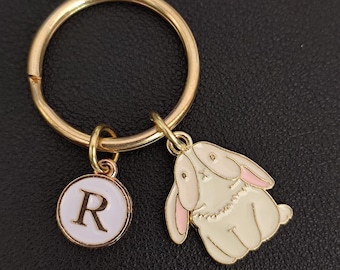 Rabbit Keychain Personalized Gift For Girl