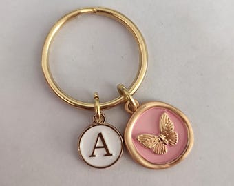 Personalized Butterfly Keychain Gift For Girls