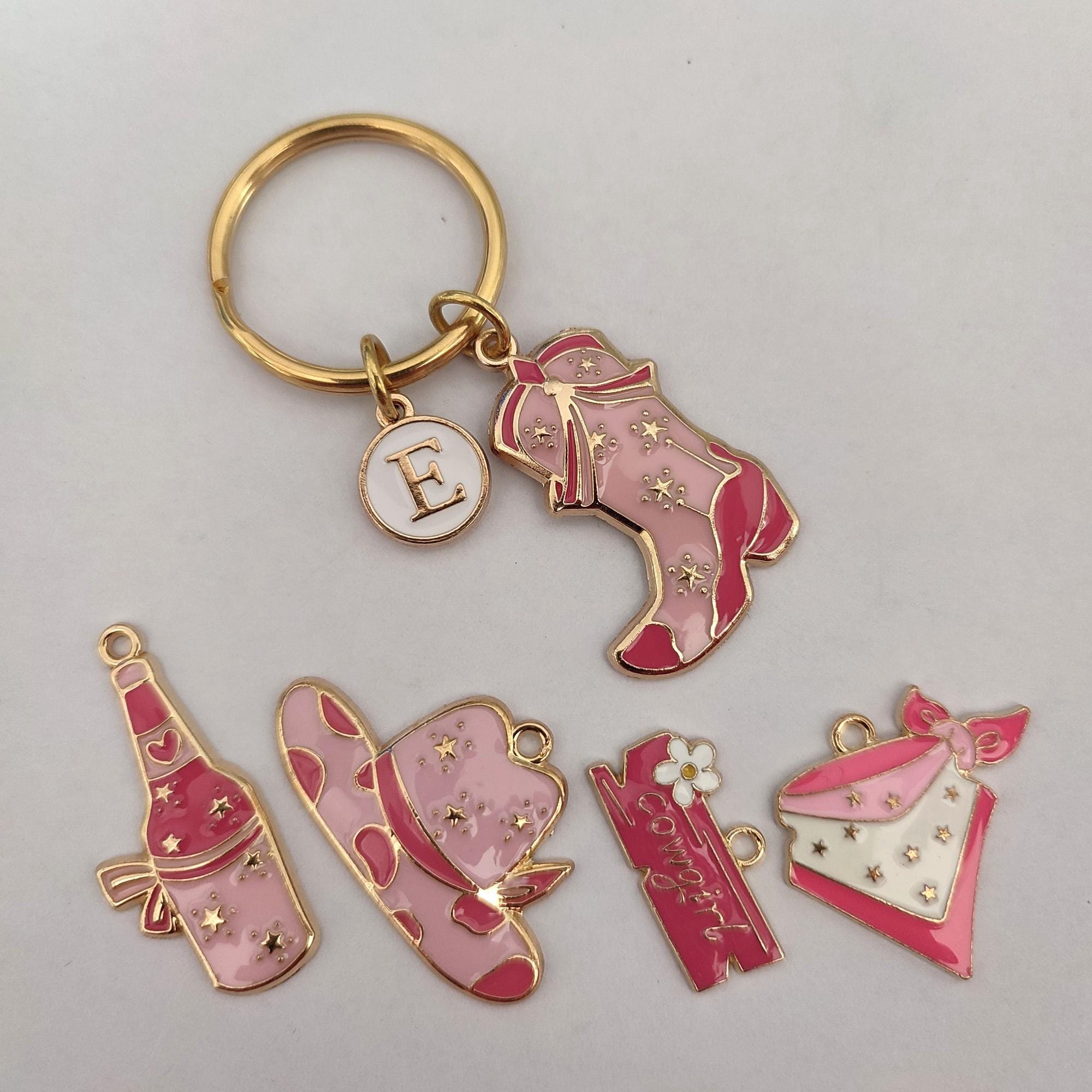 Personalized Cowgirl Keychain Gift For Girl