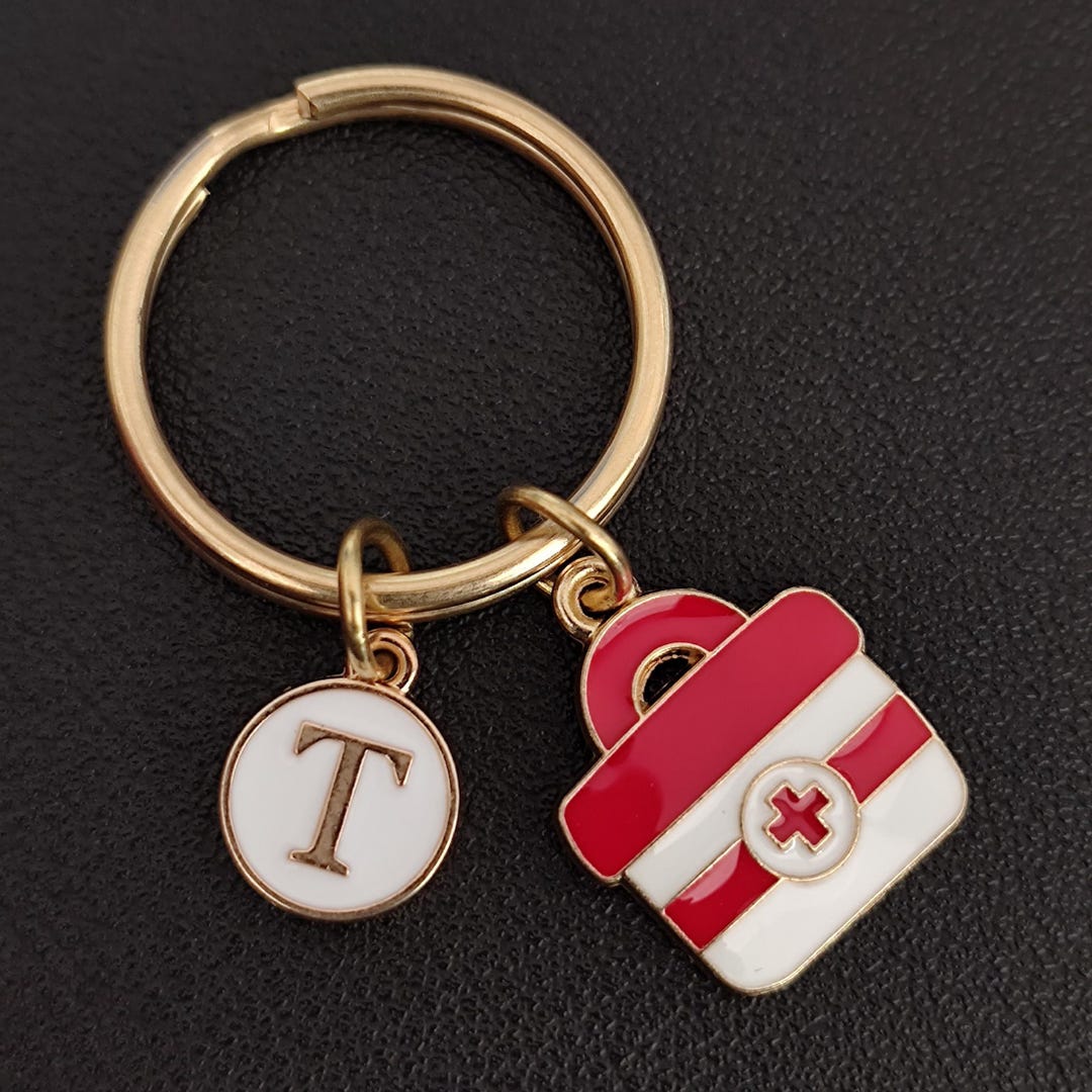 Medicine Kit Keychain - Personalized Medical Keyring - Etsy