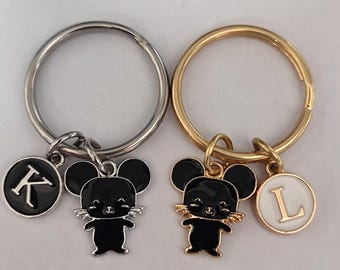 Personalized Mouse Keychain Gift For Boy Girl