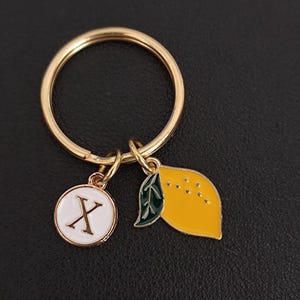 Lemon Keychain Personalized Gift For Girl