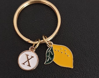 Lemon Keychain Personalized Gift For Girl
