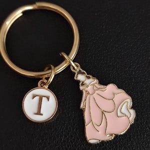 Portachiavi Cenerentola personalizzato per bambina