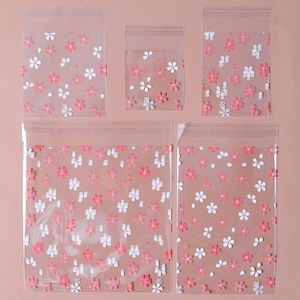 Cherry Blossom Cellophane Bag For Cookie Candy