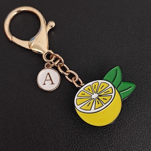 Personalized Lemon Bag Charm Dual-Purpose Pin