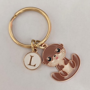 Personalized Beaver Keychain Gift For Girls