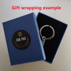 Gift box wrapping example