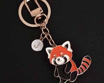 Personalized Red Panda  Bag Charm Dual-Purpose Pin