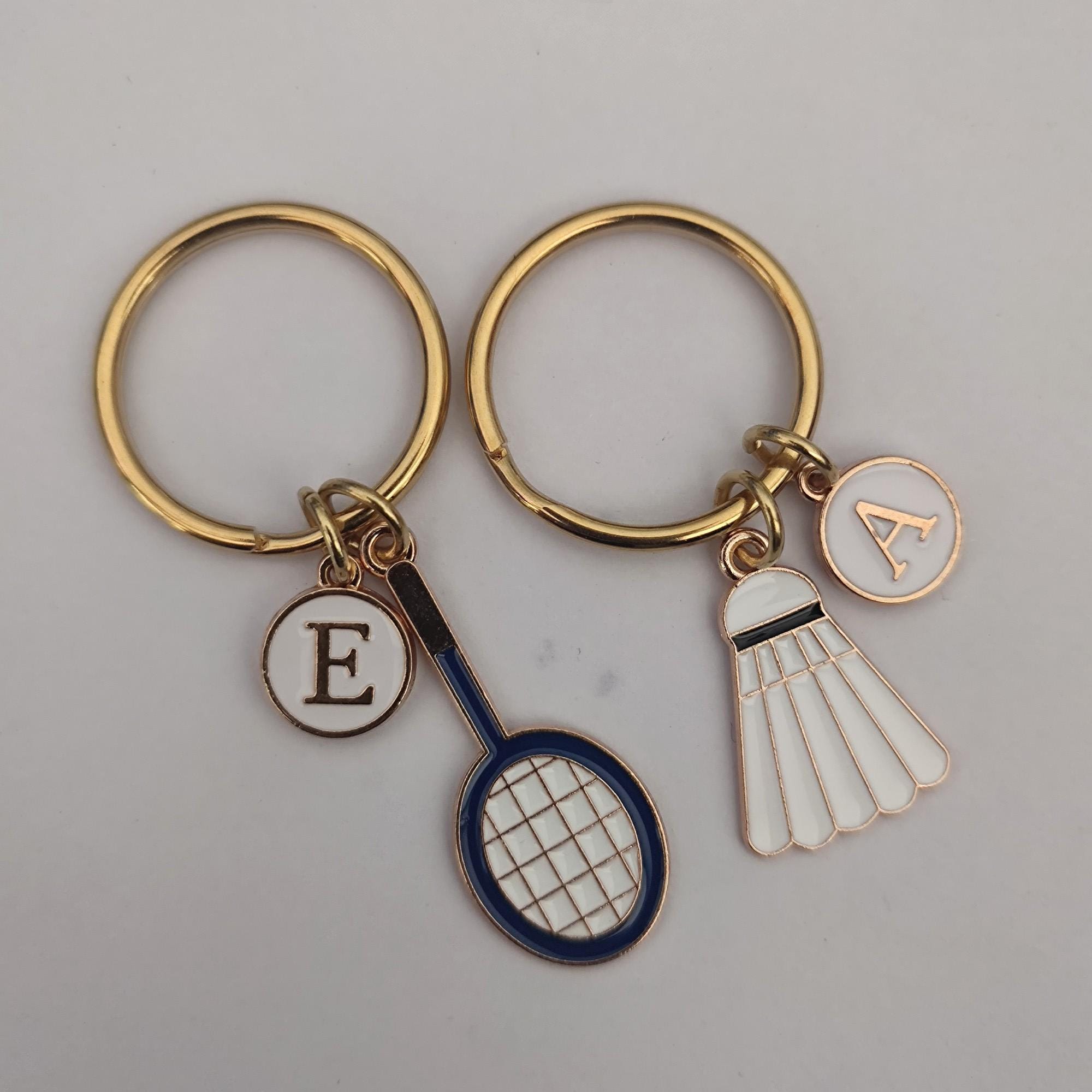 Personalized Badminton Keychain Gift for Players - Etsy