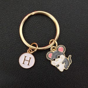 Mouse Keychain - Farm Animal Keyring