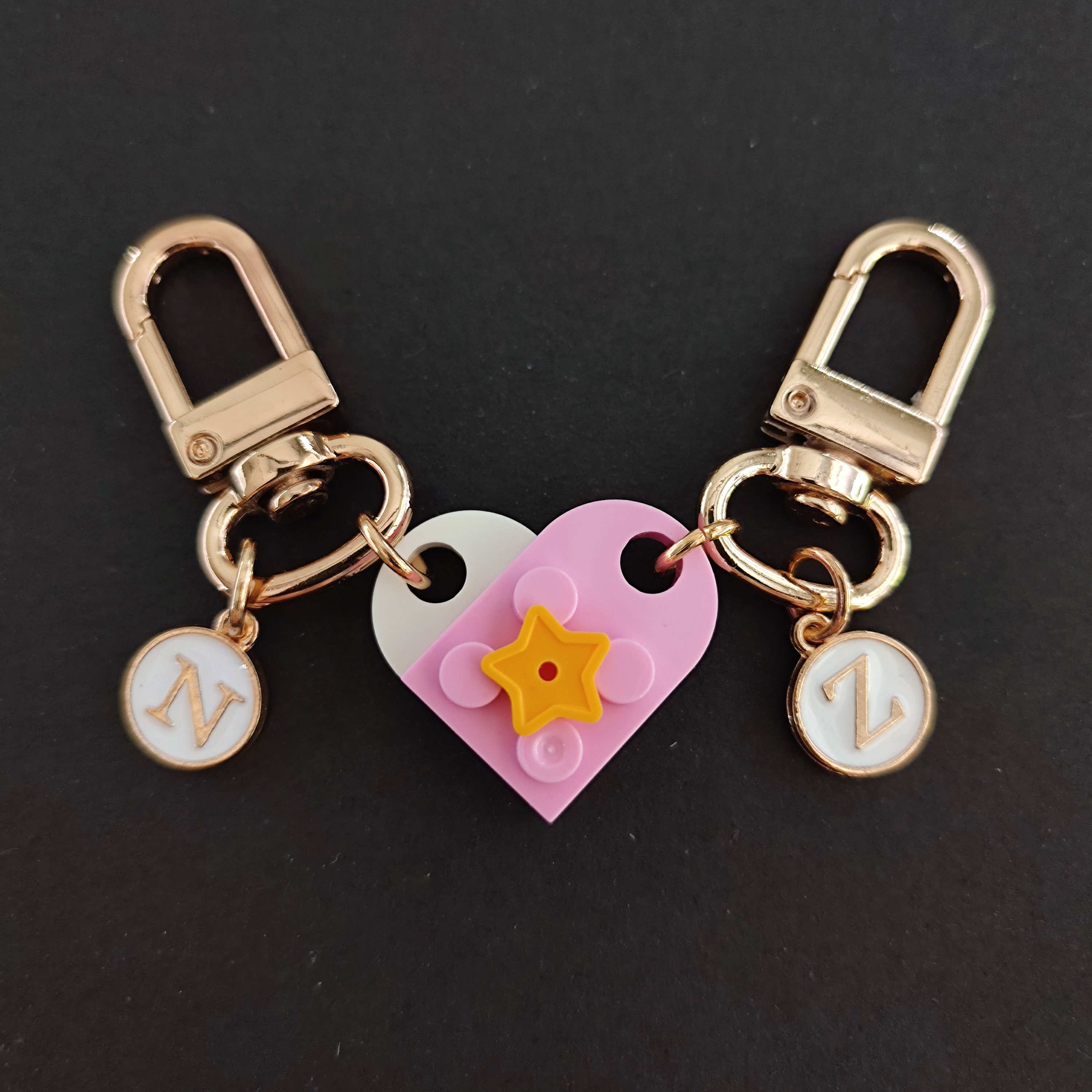 Heart Keychain Ricky Martin Personalized Love Heart Keychain Made From Bricks - Etsy