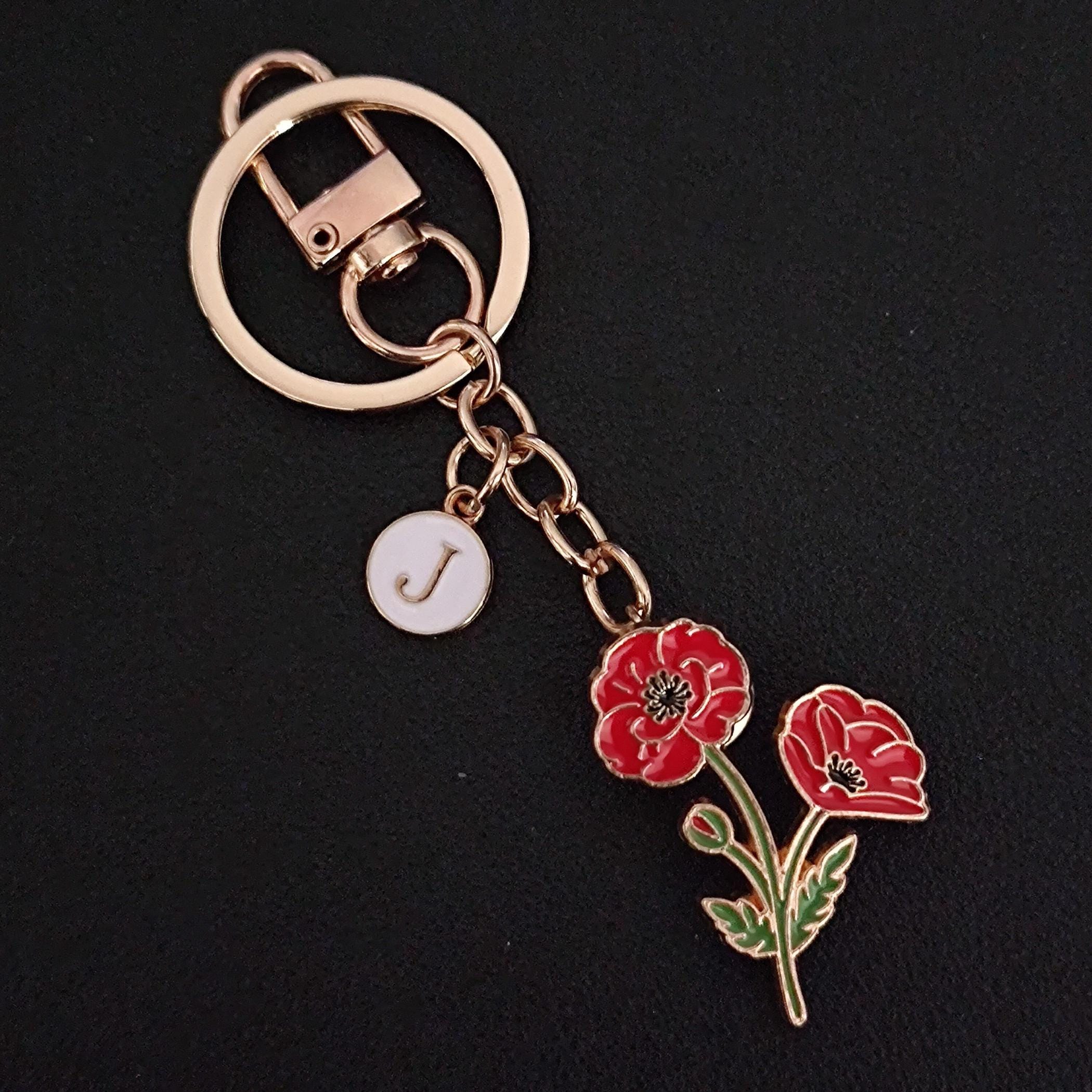 Poppy Flower Dual-purpose Bag Charm or Pin - Etsy