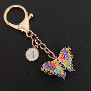 Colorful Butterfly Dual-Purpose Bag Charm Or Pin